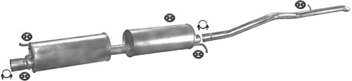 Silenziatore scarico ford - scarico,